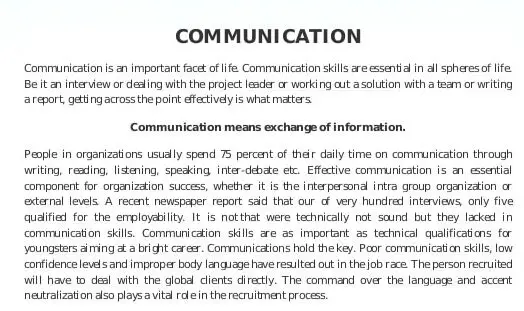 are communication skills important