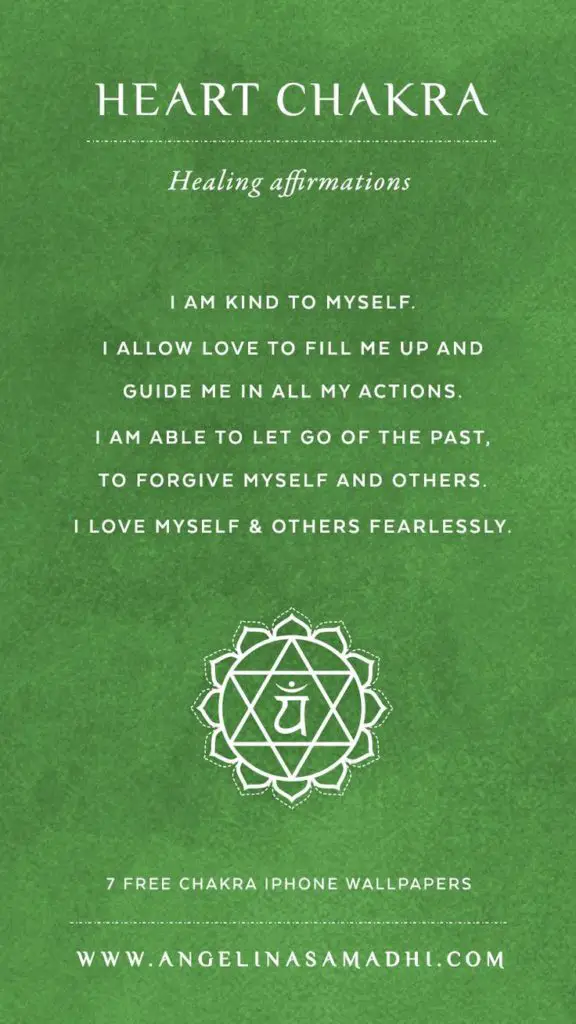 affirmations for heart chakra