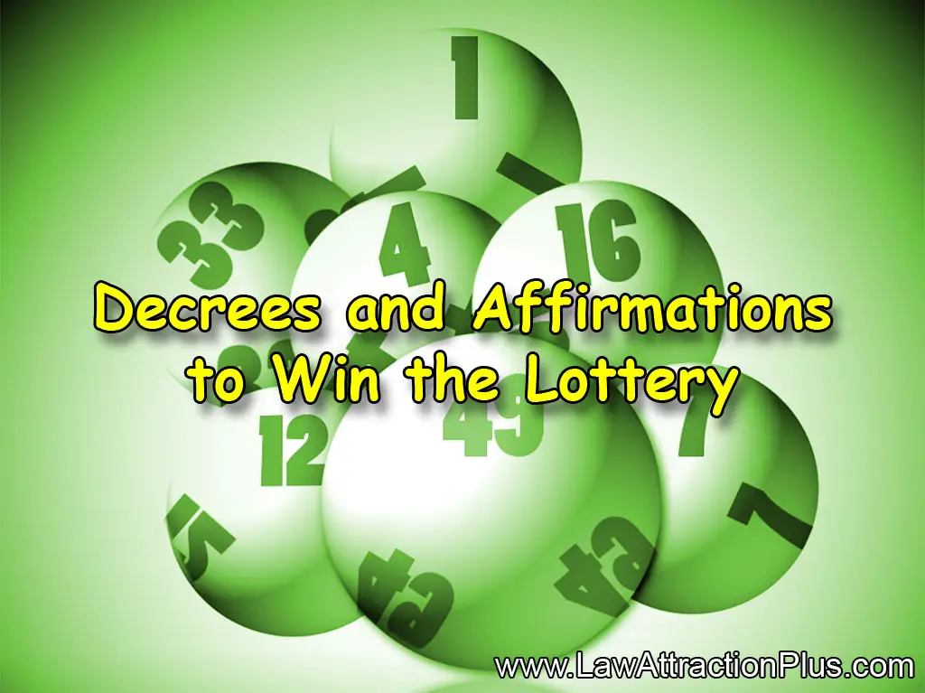 law of attraction to win the lottery